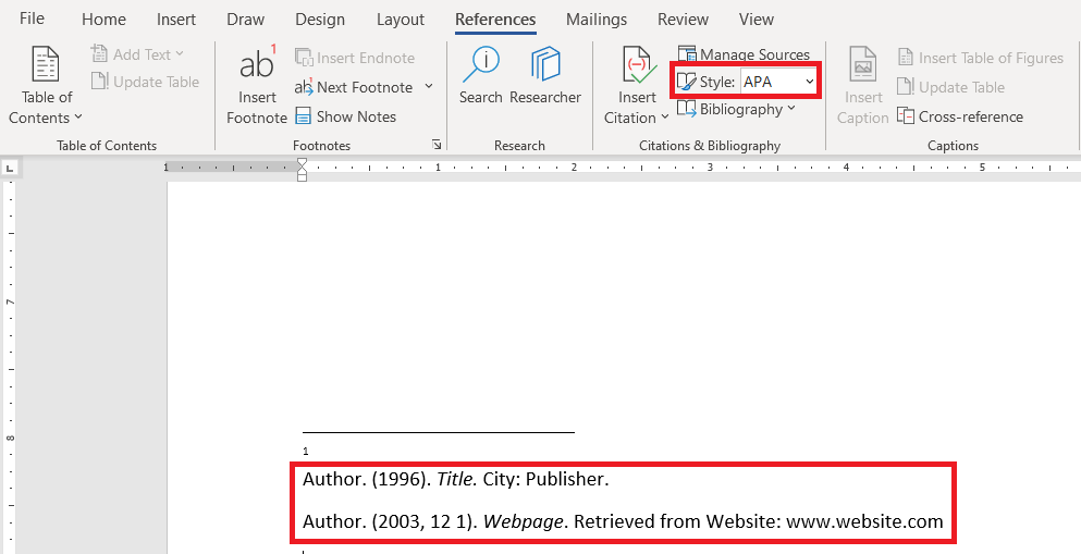 Term Paper in Microsoft Word