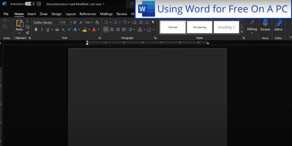Как да получите Microsoft Word безплатно с Windows 10 | Myexcelonline