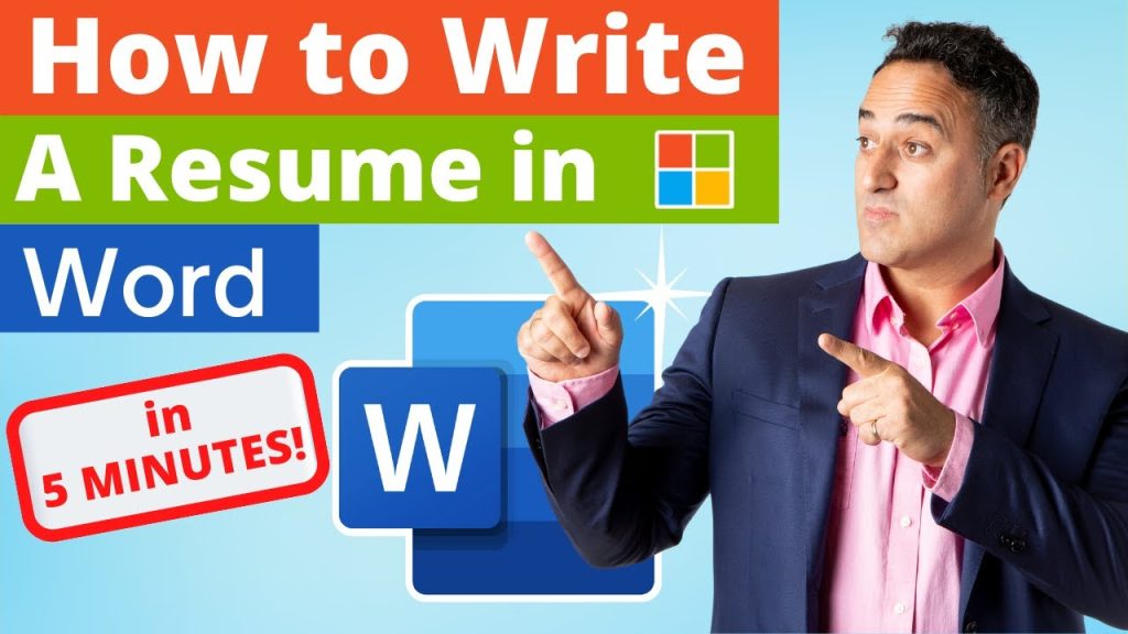 How to Create a Resume in Microsoft Word in UNDER 5 Minutes