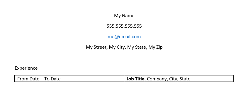 How to Create a Resume in Microsoft Word in UNDER 5 Minutes