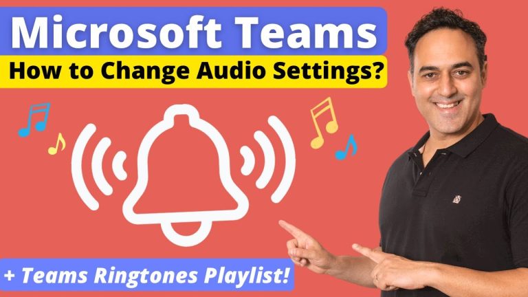 How to Change Audio Settings in Microsoft Teams | MyExcelOnline