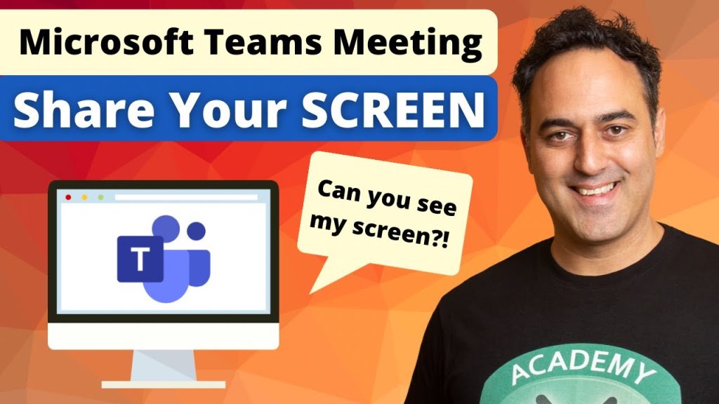 Share Screen in Teams Meeting