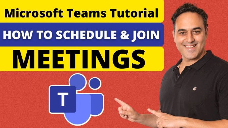 How to Schedule and Join Meetings | MyExcelOnline