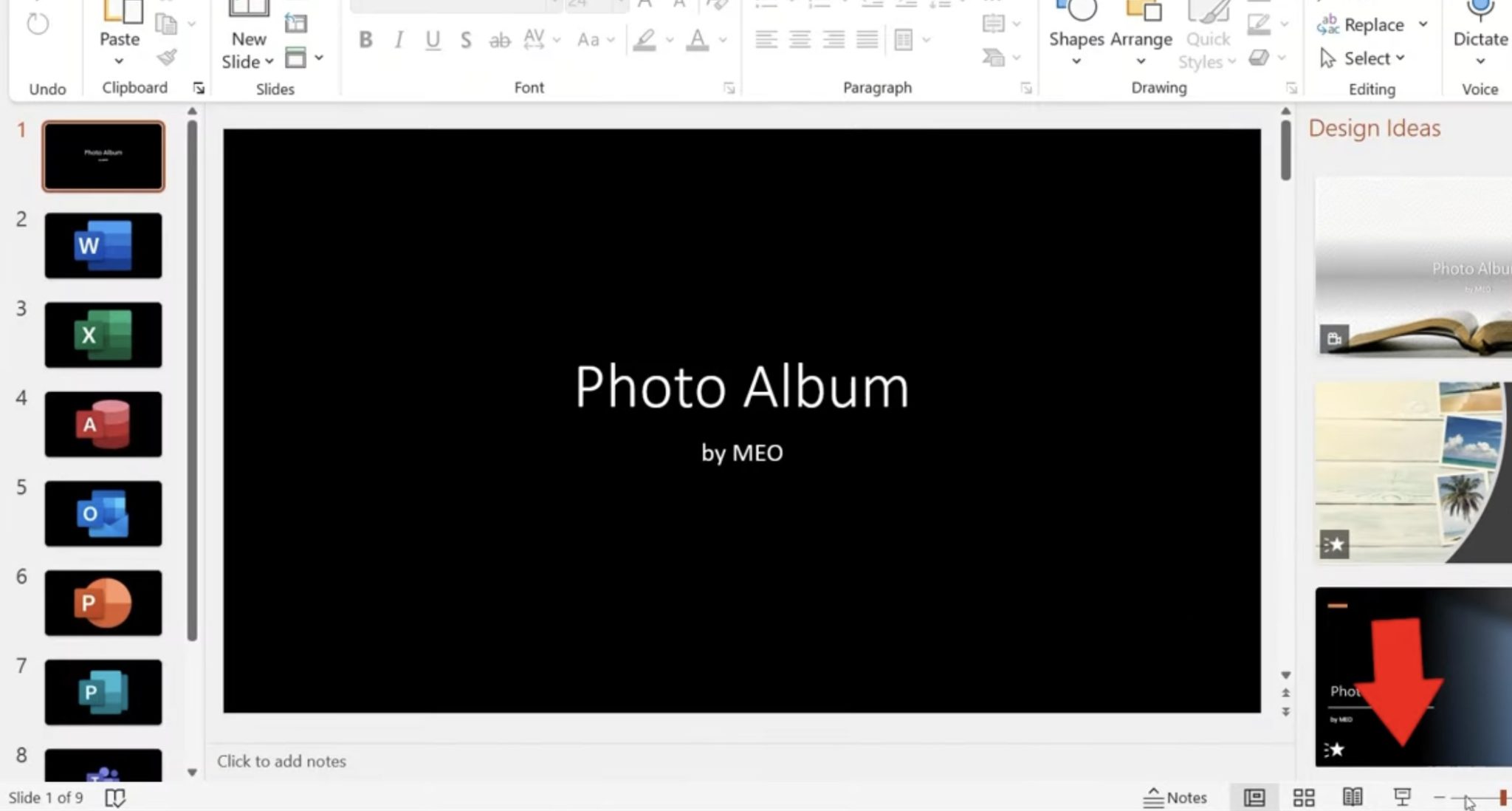How to Make A Microsoft PowerPoint Picture Slideshow