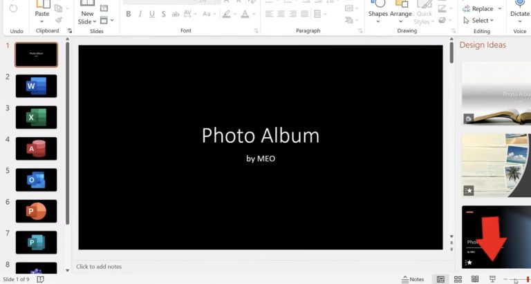 Excel Slideshow View How to Make A Microsoft PowerPoint Picture Slideshow | MyExcelOnline