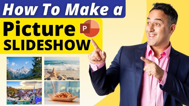 How to Make A Microsoft PowerPoint Picture Slideshow