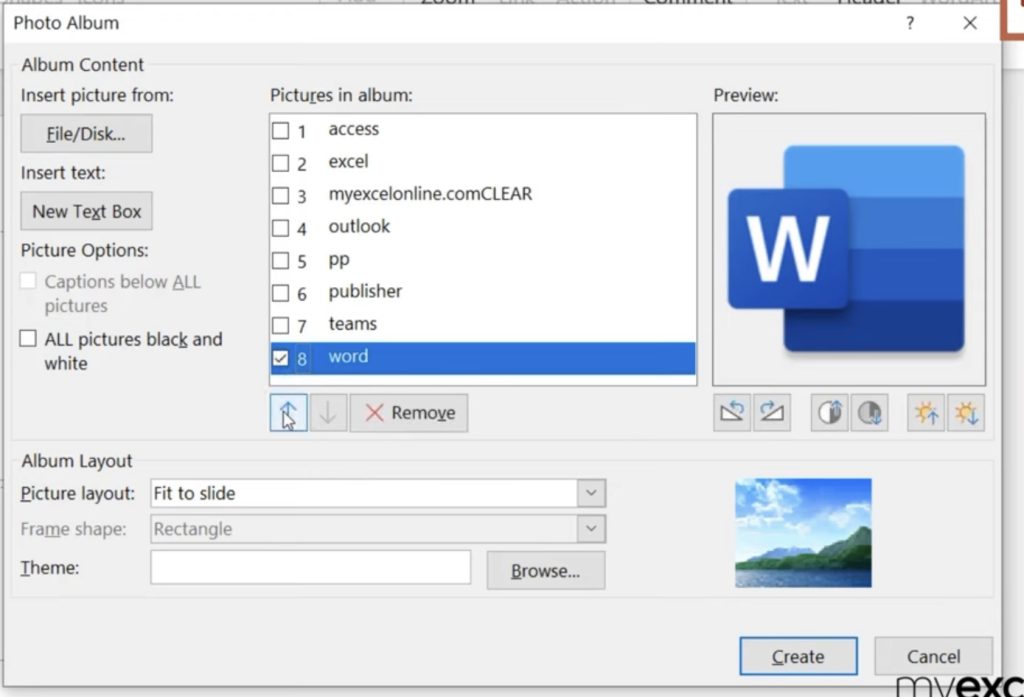 How to Make A Microsoft PowerPoint Picture Slideshow | MyExcelOnline