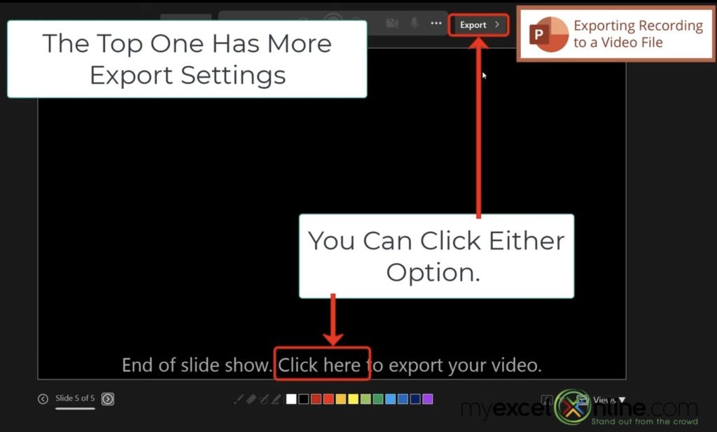 How to Make A Video in PowerPoint | MyExcelOnline