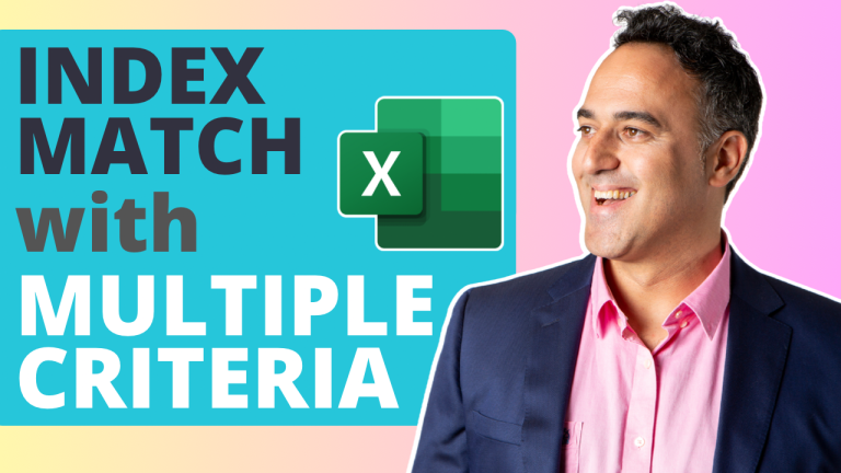 INDEX MATCH with Multiple Criteria in 7 Easy Steps! | MyExcelOnline