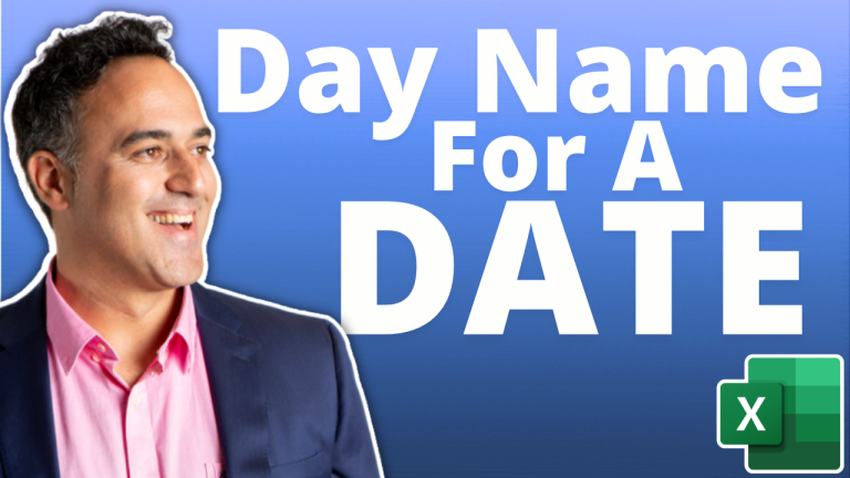 Get the Day Name for a Date in Microsoft Excel - 3 Easy Ways