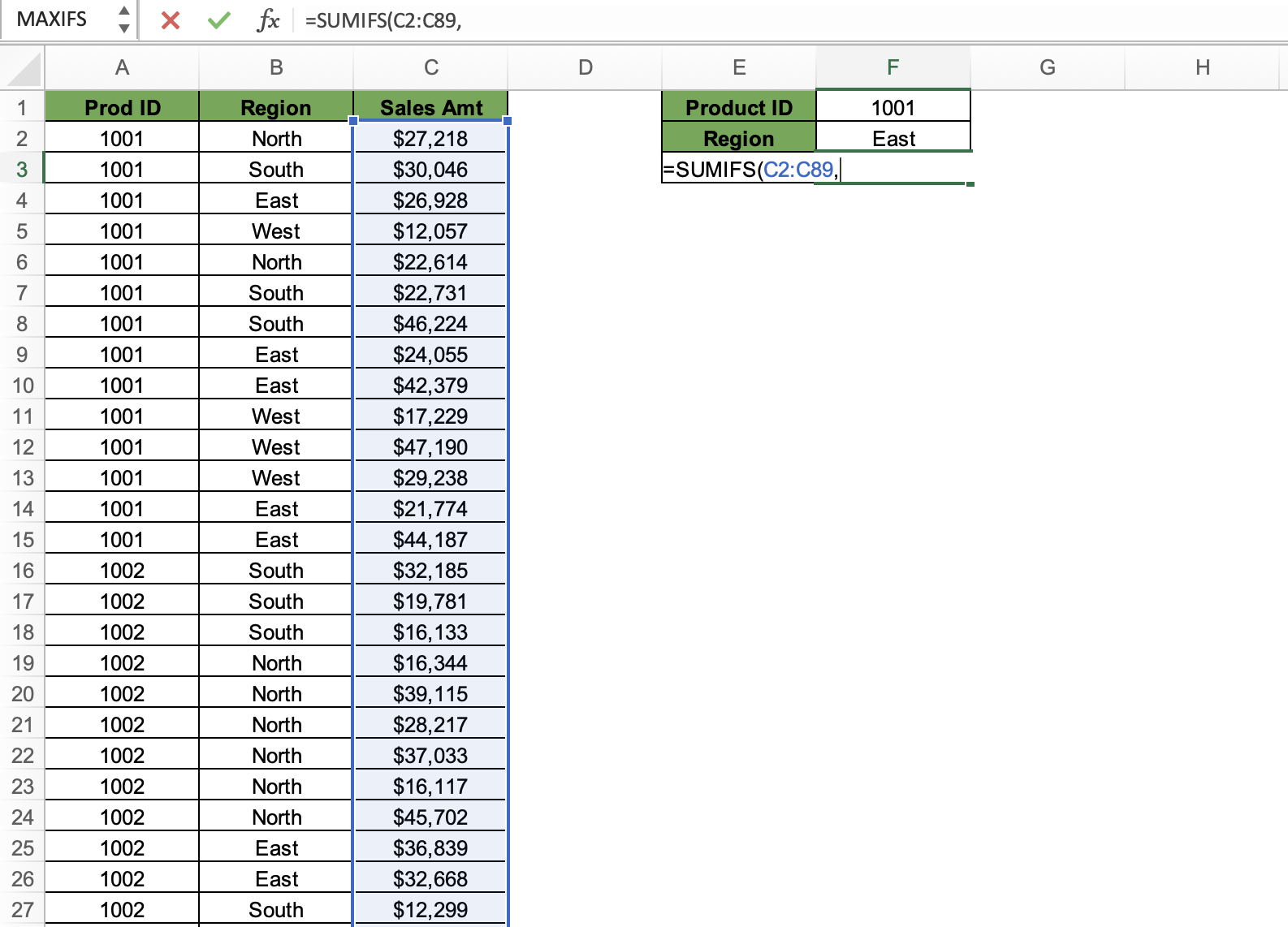 How to Use SUMIFS Function in Excel | MyExcelOnline