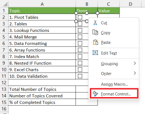 How to Insert Checkbox in Excel in 5 Easy Steps | MyExcelOnline