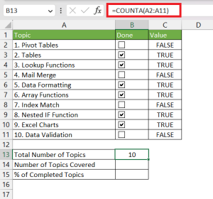 How to Insert Checkbox in Excel in 5 Easy Steps | MyExcelOnline