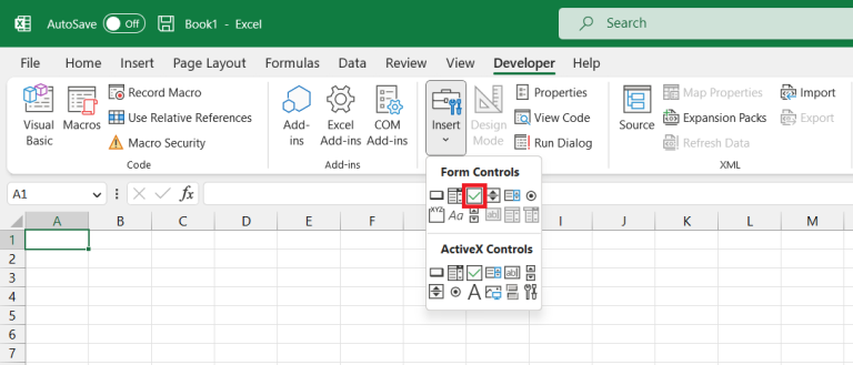 How to Insert Checkbox in Excel in 5 Easy Steps | MyExcelOnline
