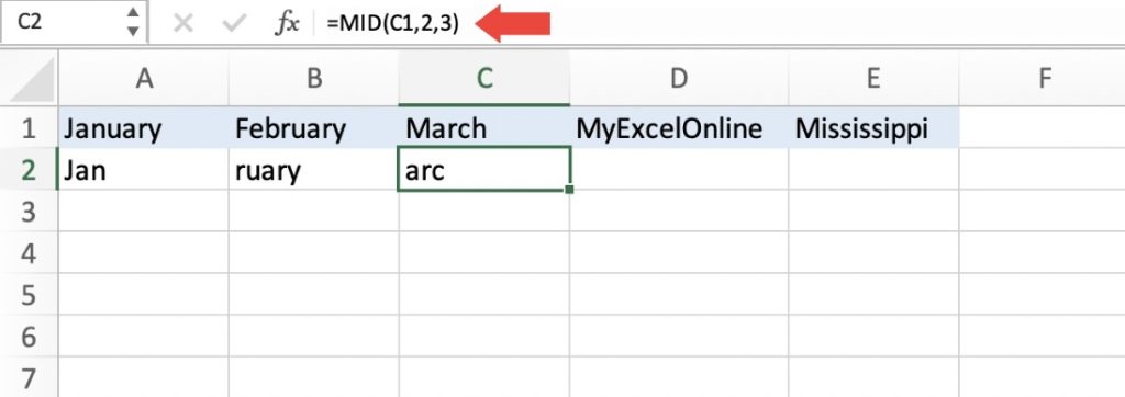How to Use Substrings in Microsoft Excel | MyExcelOnline