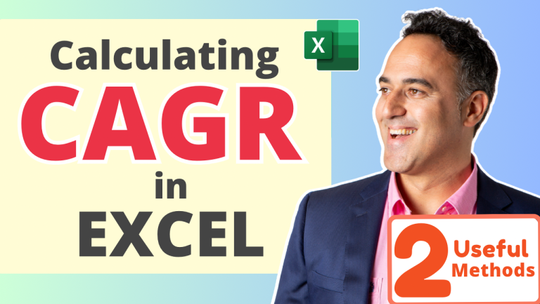 2 Useful Methods for Calculating CAGR in Excel | MyExcelOnline
