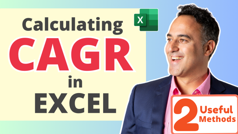 2 Useful Methods for Calculating CAGR in Excel
