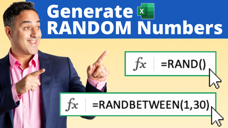 Generate Random Numbers: 2 Quick and Practical Ways in Excel | MyExcelOnline