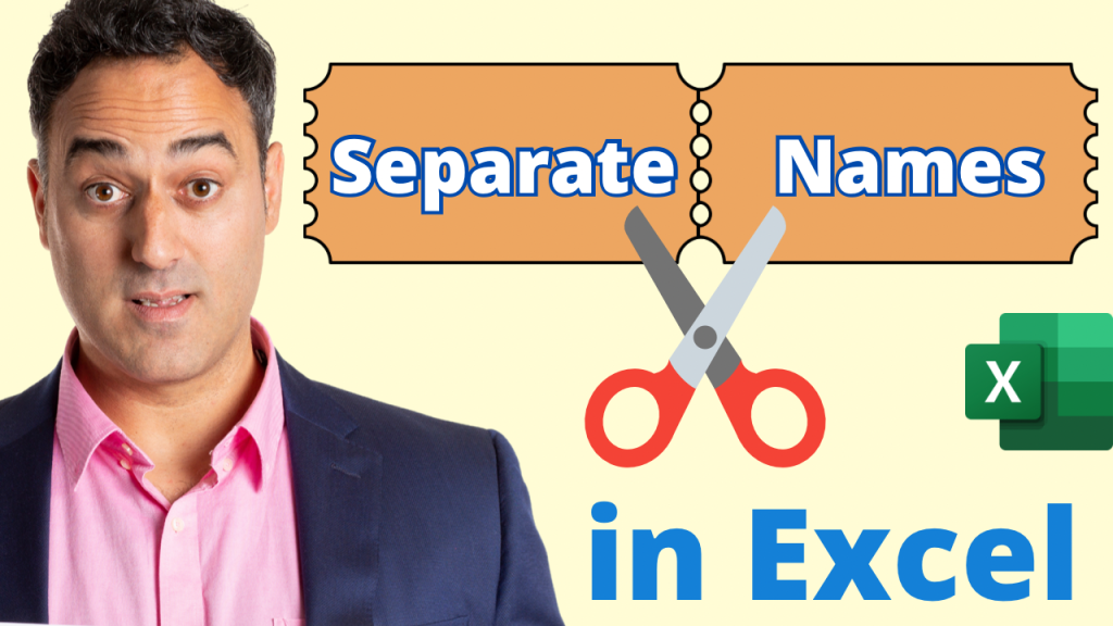 How to Separate Names in Microsoft Excel Easily | MyExcelOnline
