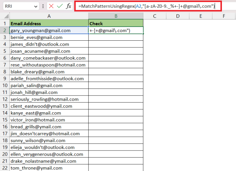 Simplify Data Analysis with Regex in Excel