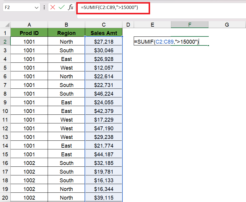 A Quick Guide to Using the SUMIF in Excel - 2 Helpful Examples | MyExcelOnline