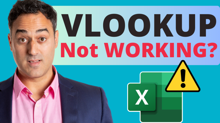 Why VLOOKUP not working in Excel - Top 5 Problems with Solutions | MyExcelOnline