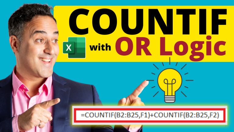3 Simple Methods to Explore the Power of COUNTIF with OR Logic in Excel