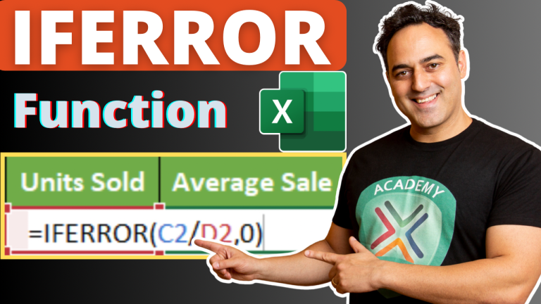 2 Useful Examples of IFERROR Function in Excel - A Beginner's Guide