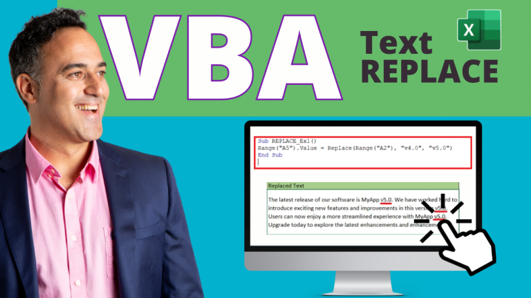 How to Use VBA REPLACE Function in Excel - A Guide to Text Manipulation with 4 Examples | MyExcelOnline
