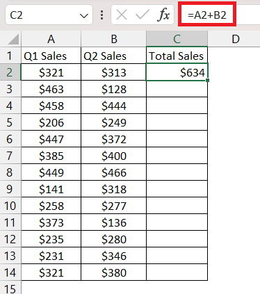 2 Quick Methods to Lock Formulas in Excel using $ sign | MyExcelOnline
