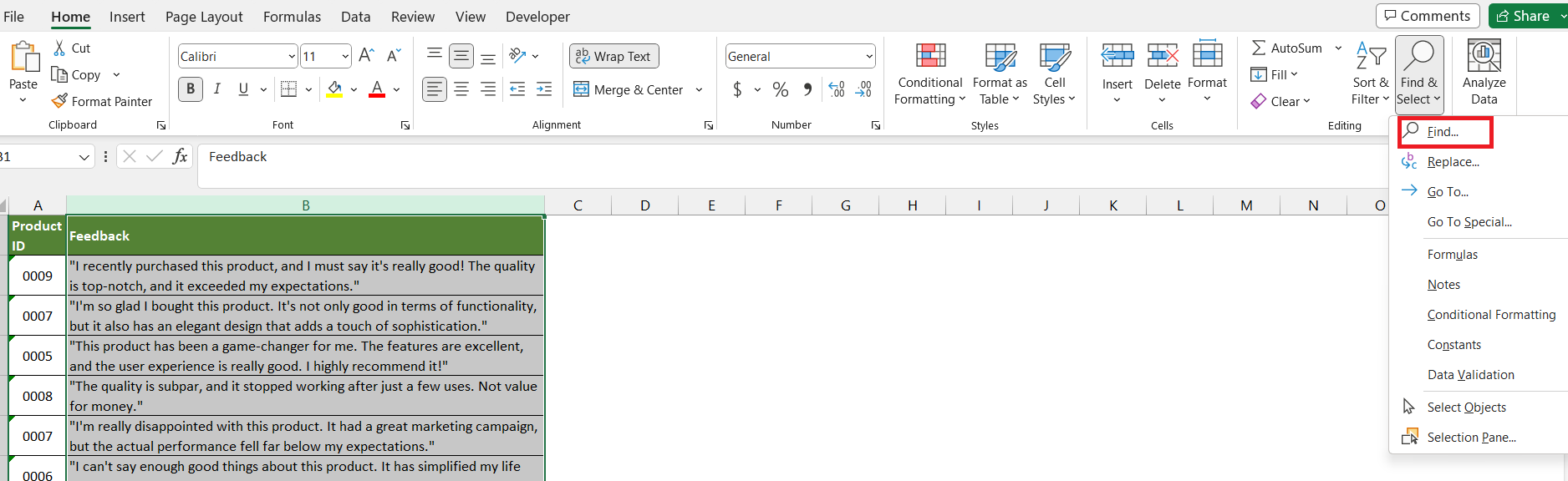 Top 3 Methods to Locate Cell that Contains Specific Text in Excel | MyExcelOnline