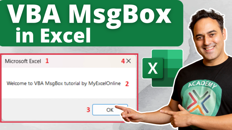 Understanding the VBA MsgBox Function: A Comprehensive Guide | MyExcelOnline
