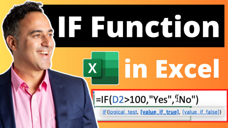 IF Function in Excel
