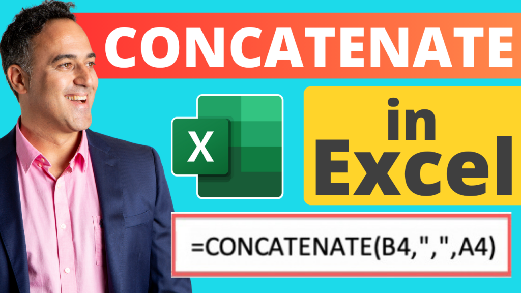 Concatenate in Excel - With and Without Separator