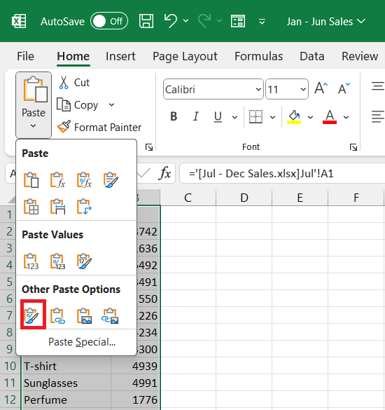 Merge Excel Files