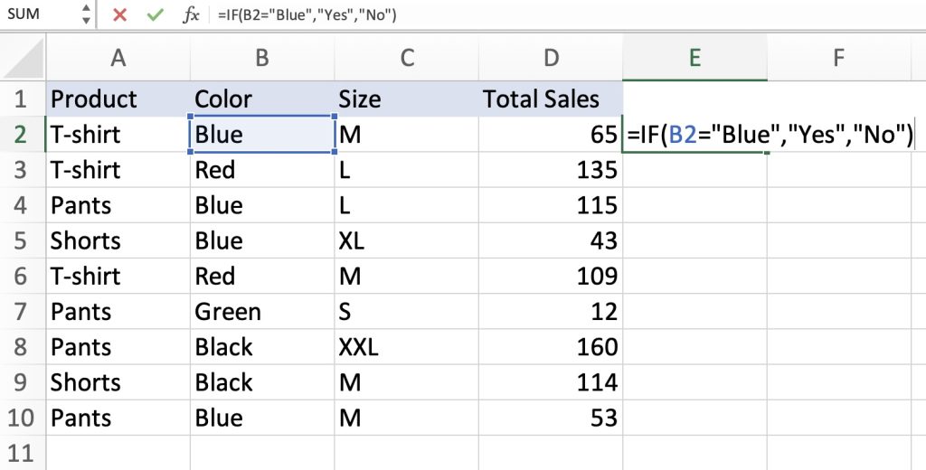 How to Use the IF Function in Excel - The Easy Way