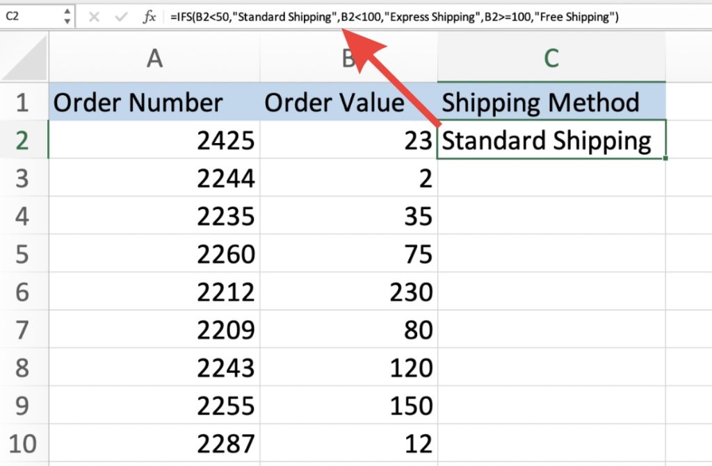 Understanding the IFS Function in Excel with Examples!