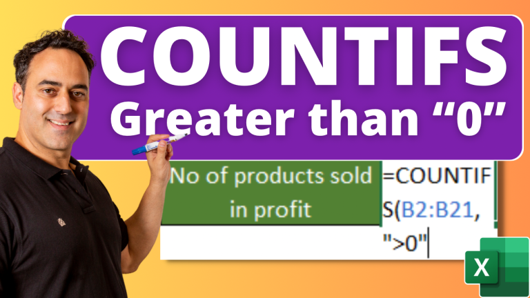 Countif greater than 0