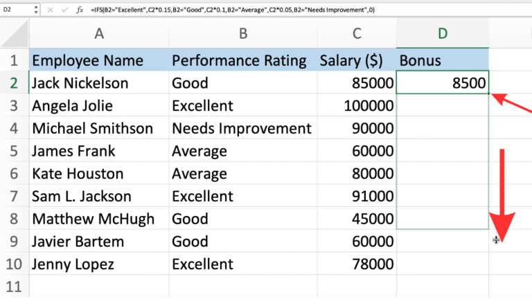 Understanding the IFS Function in Excel with Examples! | MyExcelOnline