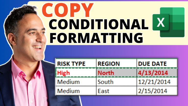 How to Copy Conditional Formatting in Excel - 3 Quick & Easy Methods