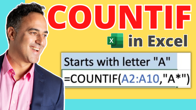 The COUNTIF Function for Beginners in Excel