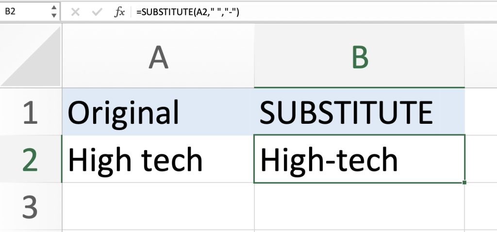 SUBSTITUTE Function - Replace Characters in Excel!