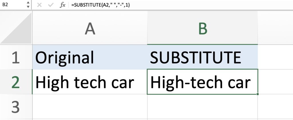 SUBSTITUTE Function - Replace Characters in Excel!