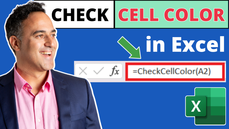 Check IF Cell Color is Green in Excel - 2 Quick Methods