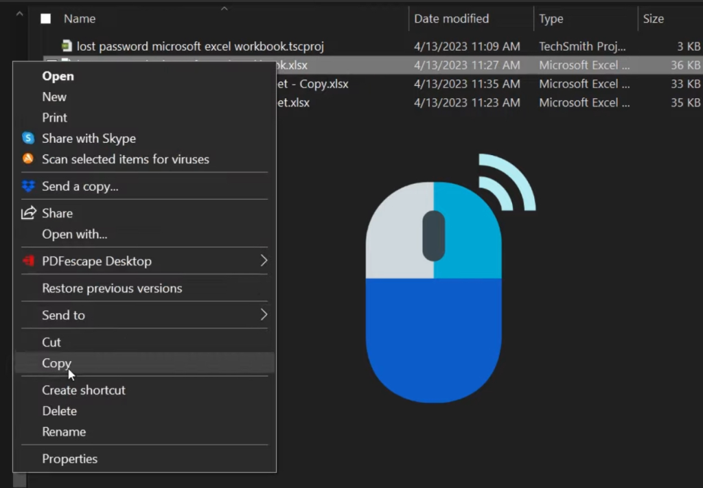 Access Password Protected Excel 