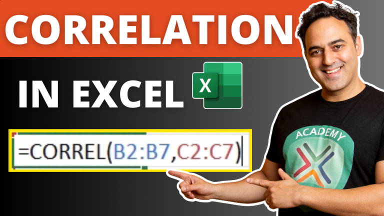 Correlation in Excel - With Examples!