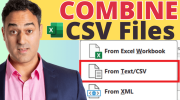How to combine CSV files - 2 Quick & Easy Methods | MyExcelOnline