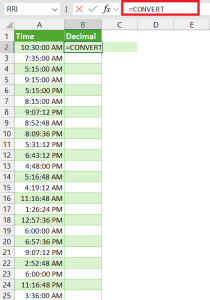 Convert Time to Decimal in Excel - Top 3 Methods | MyExcelOnline