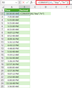 Convert Time to Decimal in Excel - Top 3 Methods | MyExcelOnline