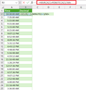 Convert Time to Decimal in Excel - Top 3 Methods | MyExcelOnline